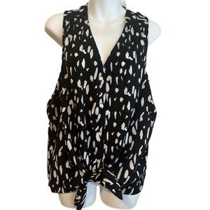 Nine West Plus Size Sleeveless Blouse